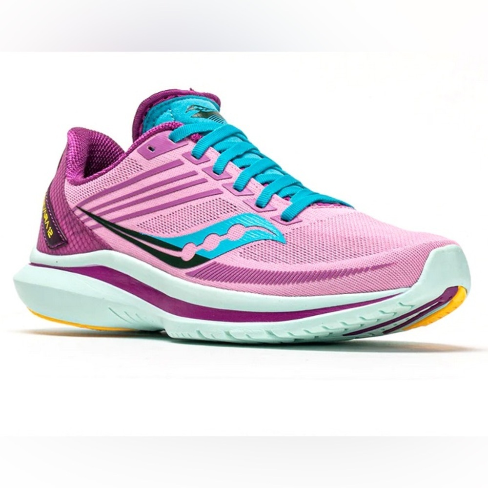 Saucony Pink and Teal Athletic Shoes